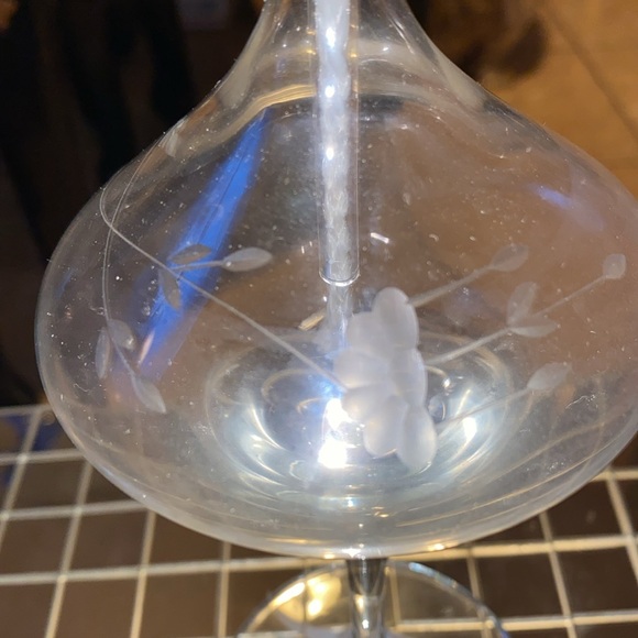 Princess House Heritage #416 Crystal Oil Lamp w/Wic Made in Romania - Picture 2 of 6